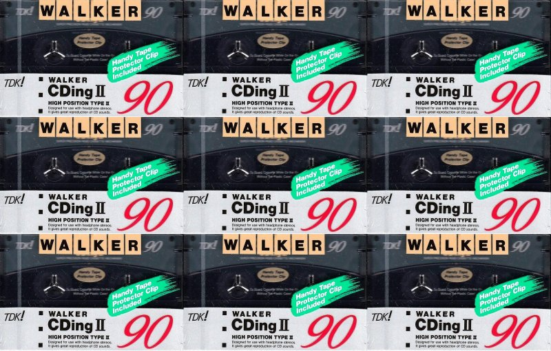 Compact Cassette: TDK  - Walker 90