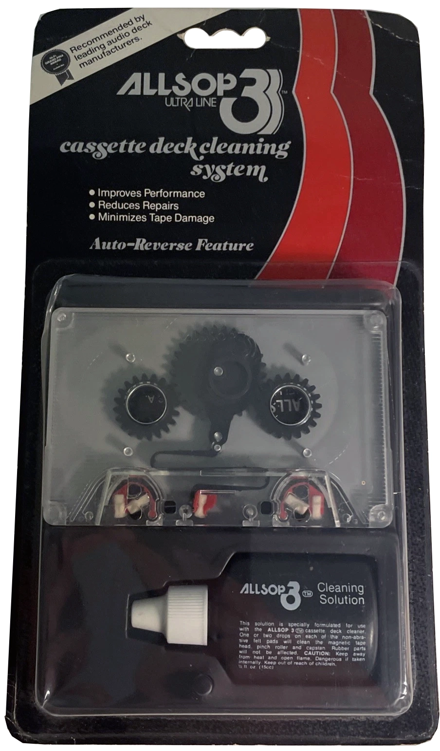 Blister Allsop Cleaning Cassette 1987 USA