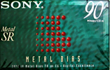 Compact Cassette Sony Metal SR 90 Type IV Metal 1996 North America