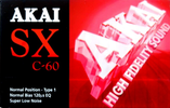 Compact Cassette Akai SX 60 Type I Normal 1992 Europe
