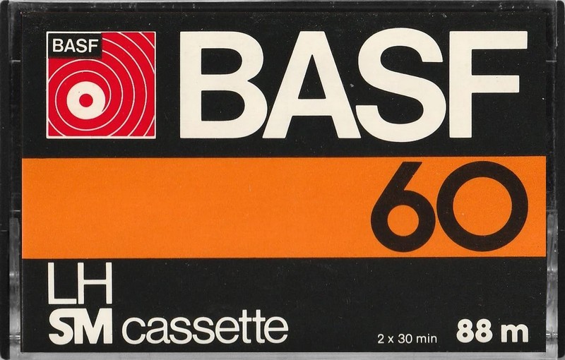 Compact Cassette BASF LH 60 Type I Normal 1977 USA