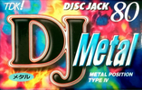 Compact Cassette TDK DJ Metal Disc Jack 80 "DJM-80N" Type IV Metal 1996 Japan