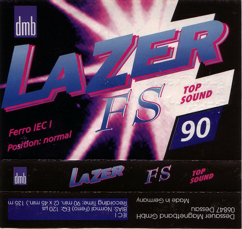 Compact Cassette dmb Lazer FS 90 Type I Normal Europe