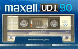 Compact Cassette Maxell UDI / UD1 90 Type I Normal 1985 Japan