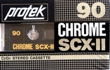 Compact Cassette Protek SCX-II 90 Type II Chrome North America