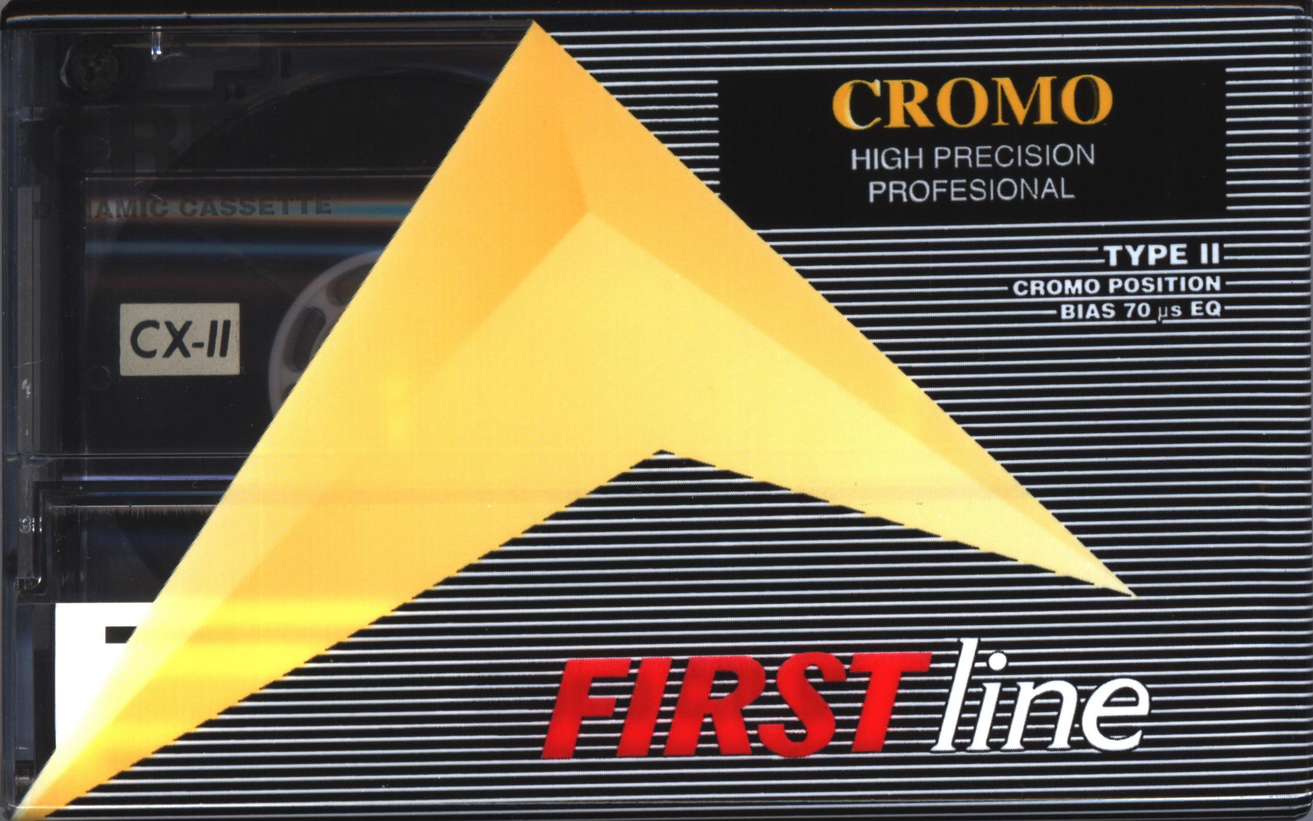 Compact Cassette First Line 90 "CRF CX-II" Type II Chrome 1993 Spain