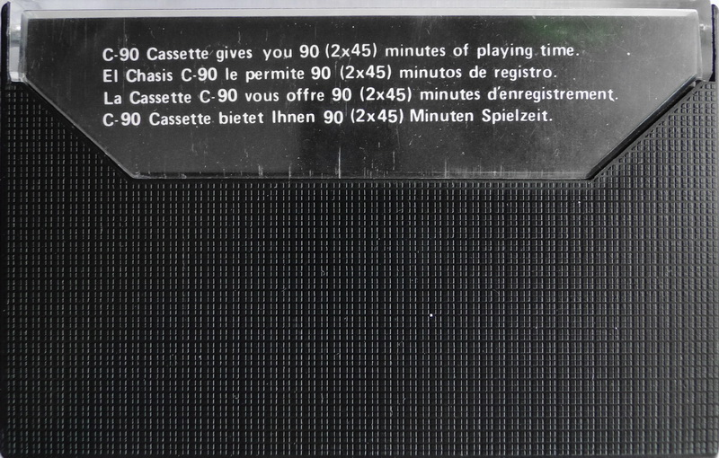 Compact Cassette Sanwa 90 Type I Normal 1979 Hong Kong