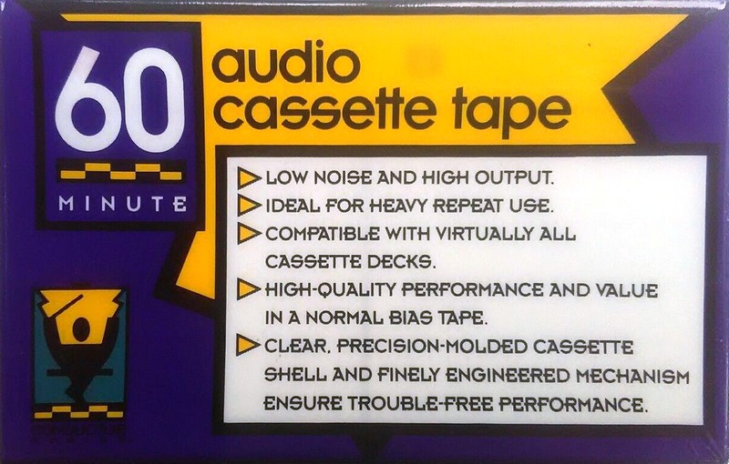 Compact Cassette Walmart Conductor 60 Type I Normal 1995 USA