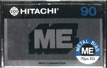 Compact Cassette Hitachi ME 90 Type IV Metal 1981 Europe