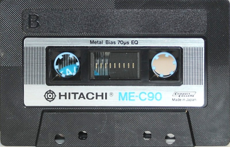Compact Cassette Hitachi ME 90 Type IV Metal 1981 Europe