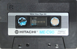 Compact Cassette Hitachi ME 90 Type IV Metal 1981 Europe