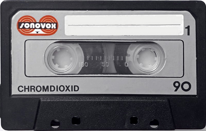 Compact Cassette Sonovox 90 Type II Chrome 1980 Portugal