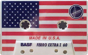 Compact Cassette BASF Ferro Extra I 60 "Hoover Made in U.S.A." Type I Normal Germany