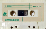 Compact Cassette Kontak MK 60-7 60 Type II Chrome 1992 USSR