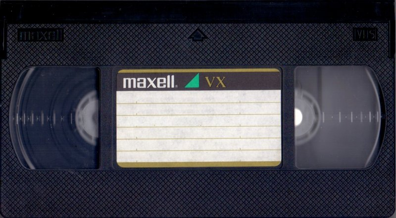 VHS, Video Home System Maxell VX 180 Type II Chrome 1989 Europe