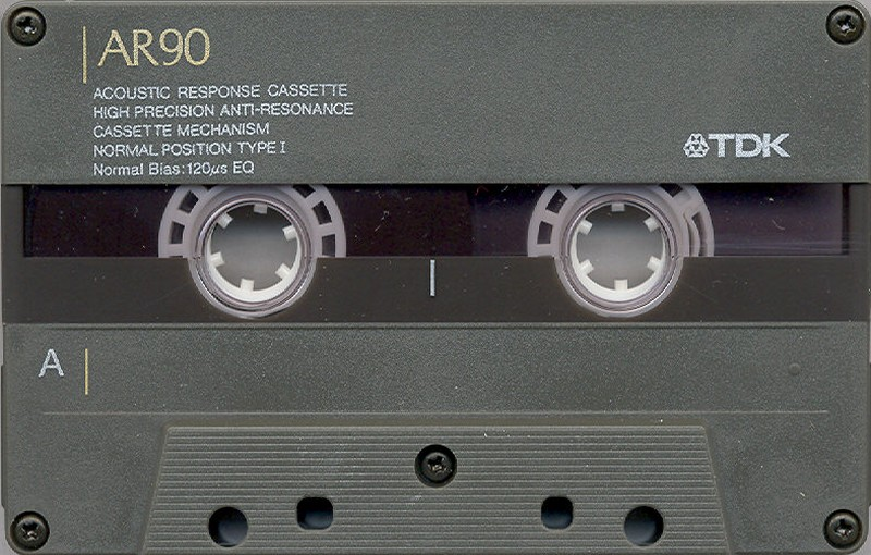 Compact Cassette TDK AR 90 "AR-90K" Type I Normal 1989 Japan