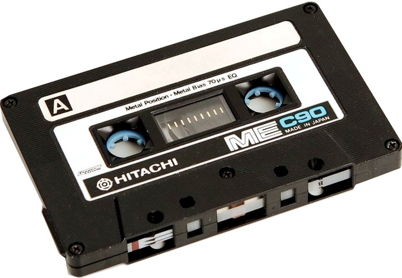 Compact Cassette Hitachi ME 90 Type IV Metal 1976 Europe