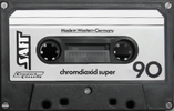 Compact Cassette Saft 90 Type II Chrome 1981 Germany