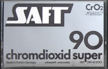 Compact Cassette Saft 90 Type II Chrome 1981 Germany