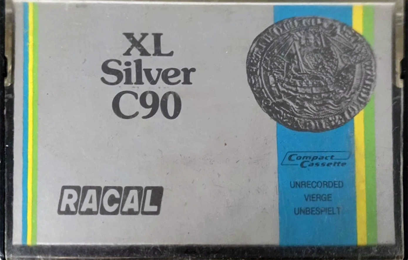 Compact Cassette Racal XL Silver 90 Type I Normal 1982 Canada