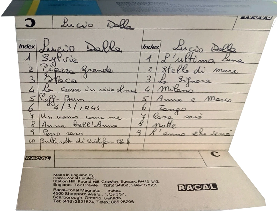 Compact Cassette Racal XL Silver 90 Type I Normal 1982 Canada