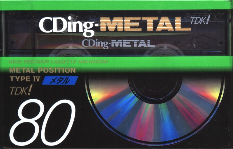 Compact Cassette: TDK  - CDing-Metal 80