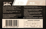 Compact Cassette SKC CD 90 Type II Chrome 1992 Europe