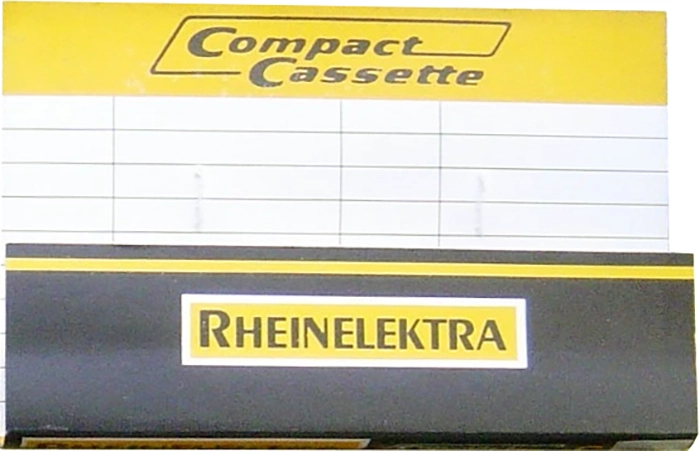 Compact Cassette Rheinelektra 60 Type II Chrome 1982 Germany