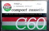 Compact Cassette First 60 Type I Normal 1980 Hong Kong