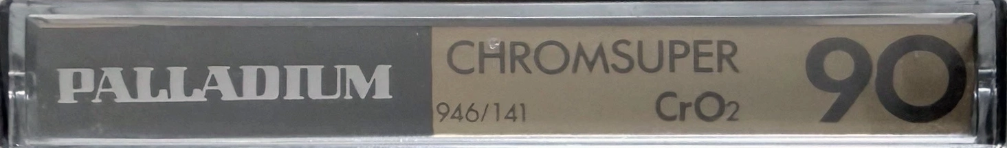 Compact Cassette Palladium Chromsuper 90 Type II Chrome 1981 Europe