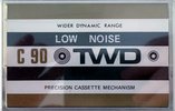 Compact Cassette TWD 90 Type I Normal Hong Kong