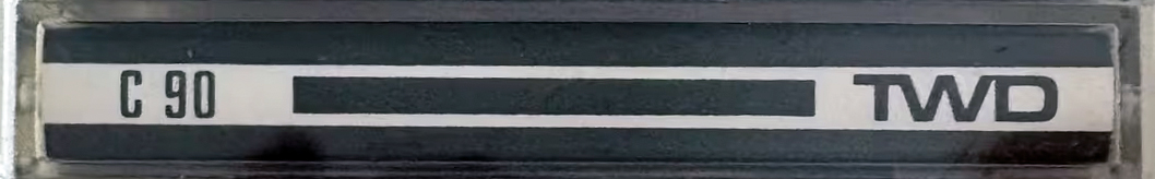 Compact Cassette TWD 90 Type I Normal Hong Kong