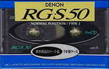 Compact Cassette Denon RG-S 50 Type I Normal 1991 Japan
