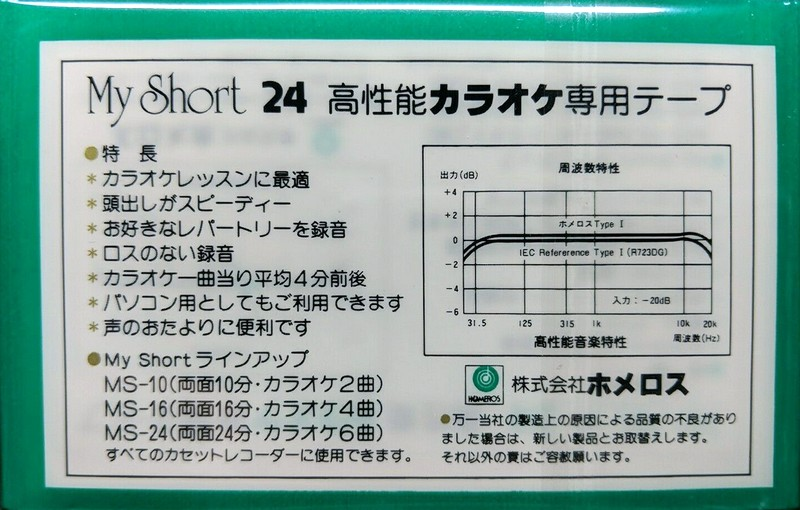 Compact Cassette:  Homeros - My Short 24