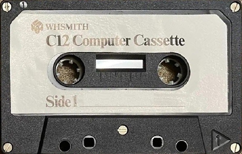 Compact Cassette WH SMITH 12 Computer Cassette UK