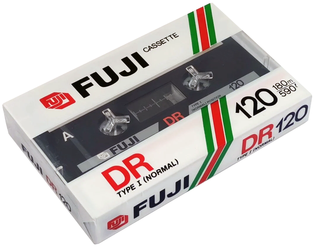 Compact Cassette Fuji DR 120 Type I Normal 1986 Europe