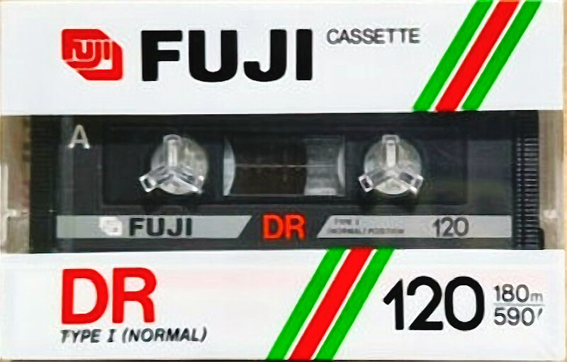 Compact Cassette Fuji DR 120 Type I Normal 1986 Europe