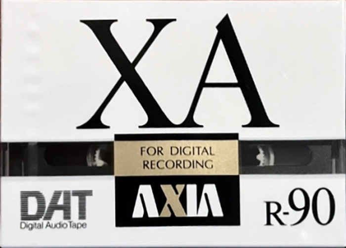 Digital Audio Tape AXIA 90 "XA" Type IV Metal 1990 Japan