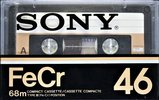 Compact Cassette Sony FeCr 46 Type III Ferro Chrome 1979 North America