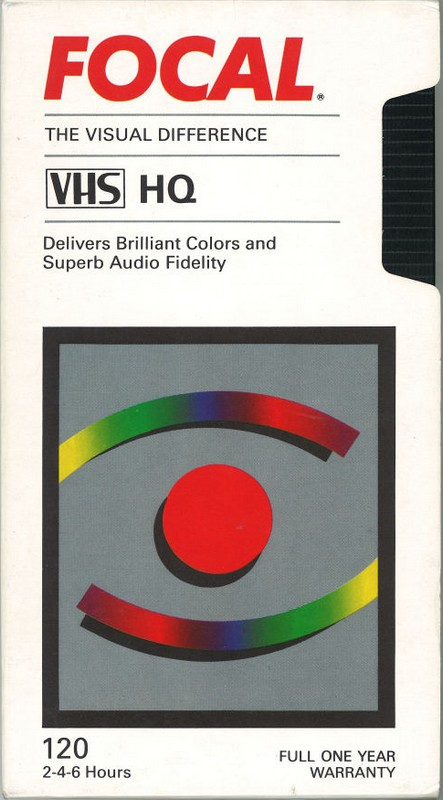 VHS, Video Home System Focal 120 Type I Normal USA