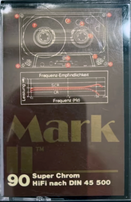 Compact Cassette Mark II Super Chrom 90 Type II Chrome 1980 Germany