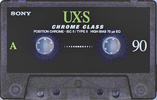 Compact Cassette Sony UX-S 90 Type II Chrome 2004 Worldwide
