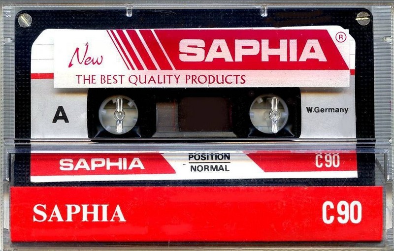 Compact Cassette Saphia 90 Type I Normal USA