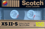 Compact Cassette Scotch XS II-S 100 Type II Chrome 1990 USA