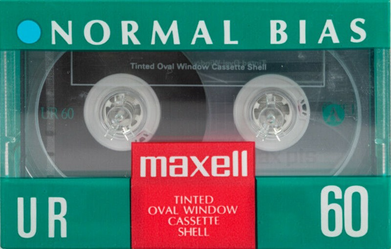 Compact Cassette Maxell UR 60 Type I Normal 1992 North America