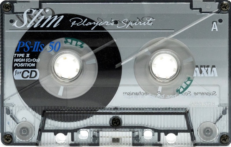 Compact Cassette AXIA PS-IIs 50 "PS-2S A 50" Type II Chrome 1990 Japan