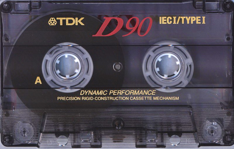 Compact Cassette TDK D 90 Type I Normal 1998 North America