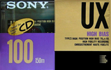 Compact Cassette Sony UX 100 Type II Chrome 1990 North America