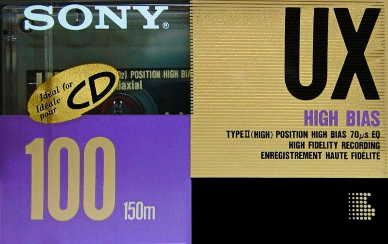 Compact Cassette: Sony  - UX 100