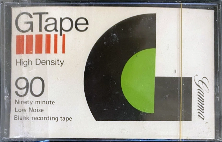 Compact Cassette G-Tape Gamma 90 Type I Normal 1975 Australia